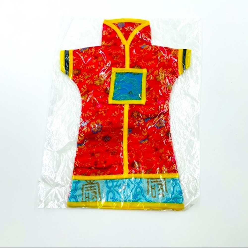 Sale🎈NWT Chinese Dress Wine Party Embroidered Covers Dinner Cocktails